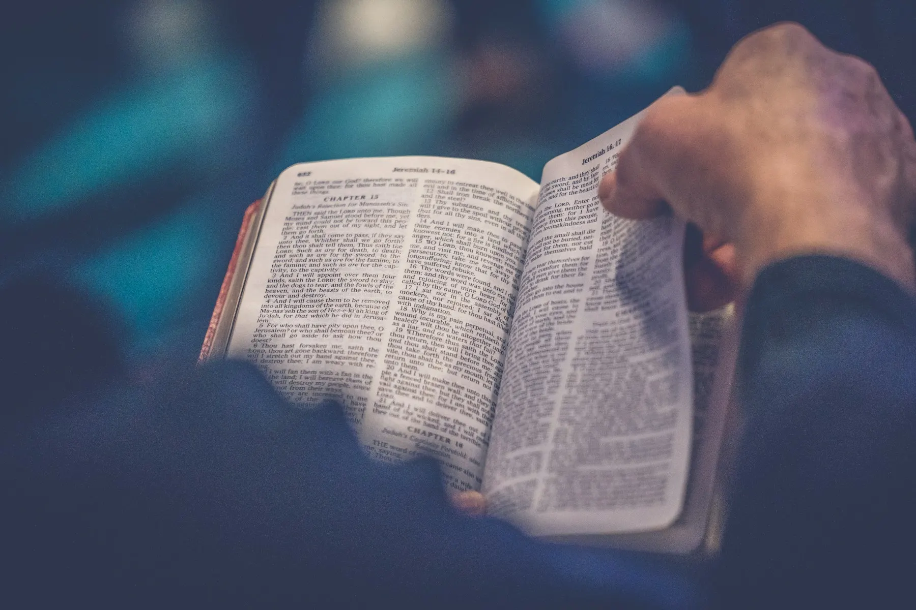 An open Bible ready for personal study